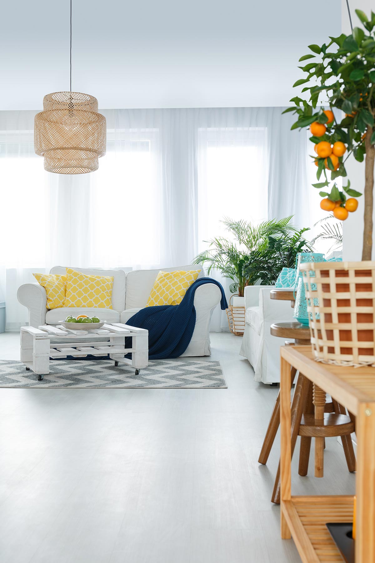 A comfortable room set up by McCandless Plumbing & Excavation, perfect for a simple septic system inspection.