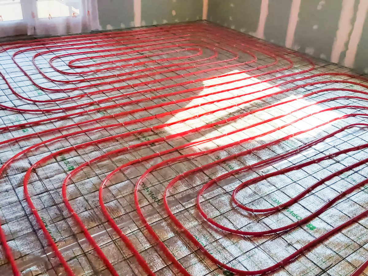 McCandless Plumbing & Excavation installs underfloor radiant heating, a smart choice for new homes or major renovations.