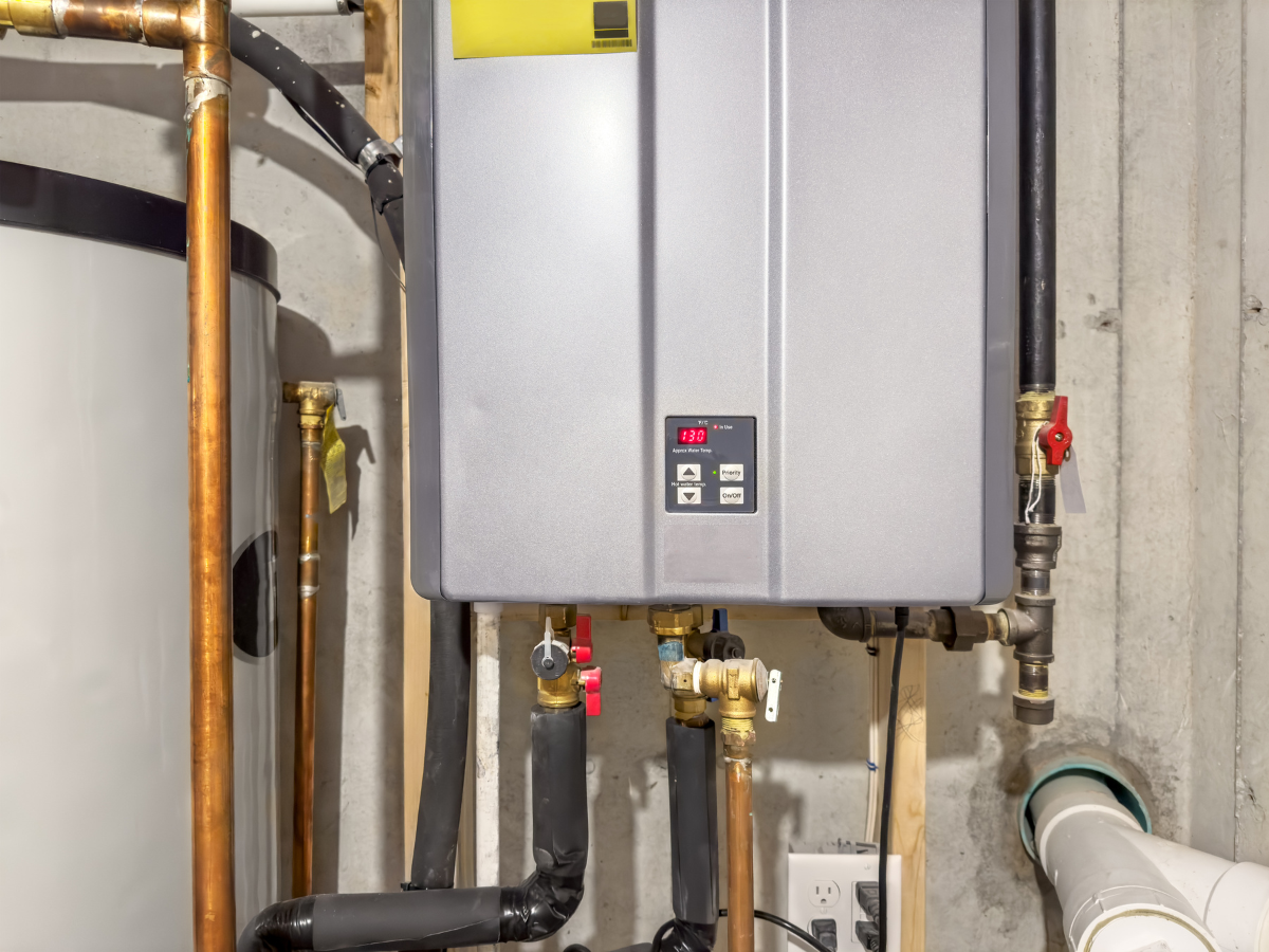 McCandless Plumbing & Excavation installs tankless water heaters, perfect for homes needing advanced plumbing services.