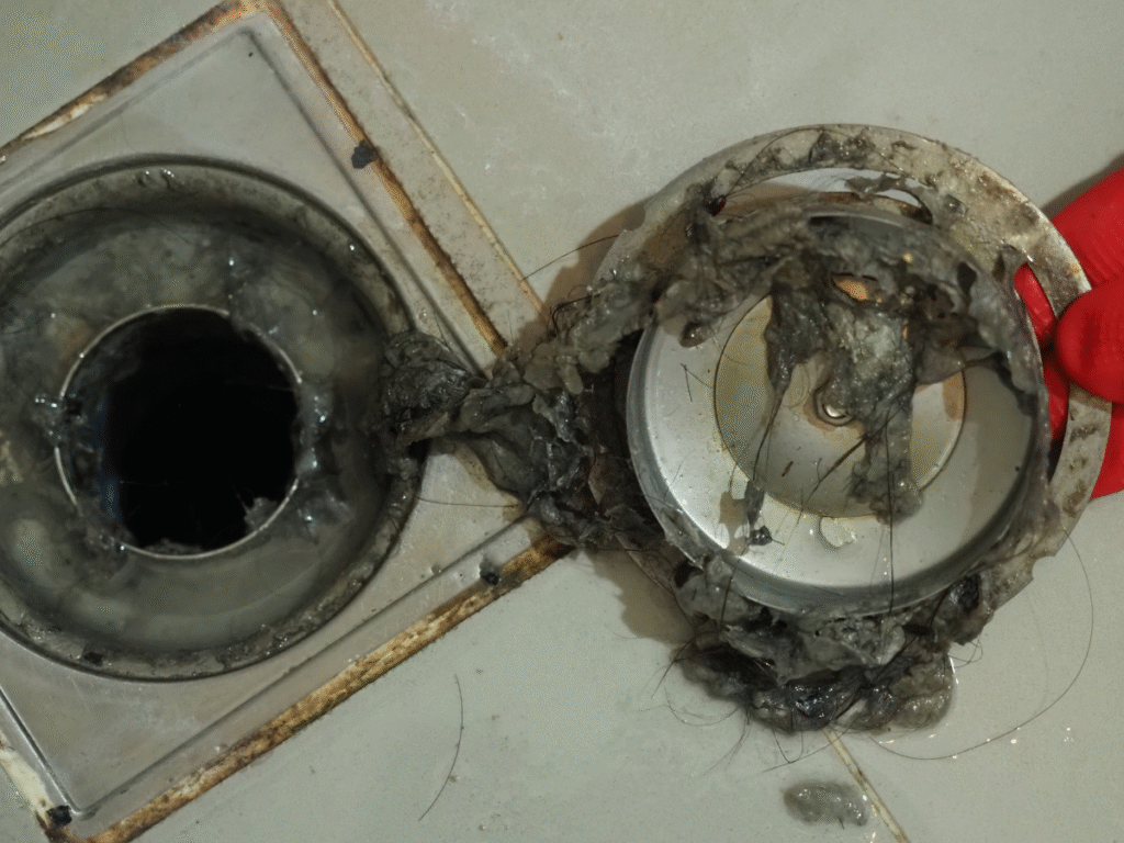 A clogged drain problem McCandless Plumbing & Excavation can fix with hydro jetting for a clear, working drain again.