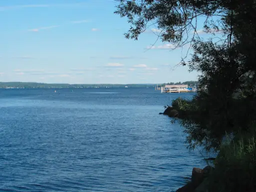 A calm lakeshore shows a quiet area perfect for McCandless Plumbing & Excavation before any work begins.