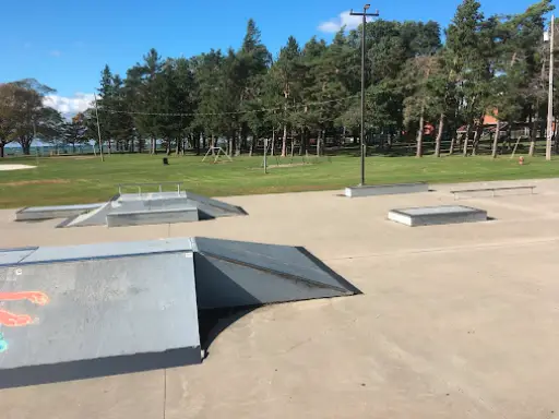 McCandless Plumbing & Excavation shaped the land for a skatepark, creating fun spaces in a park surrounded by open fields.