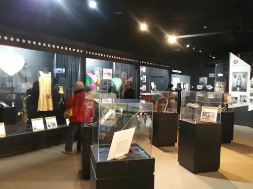 Visitors learn about McCandless Plumbing & Excavation&rsquo;s history and past sewer inspection tools in a museum exhibit.