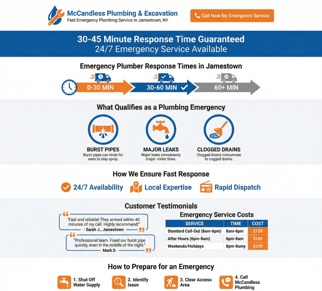 McCandless Plumbing & Excavation offers fast help for pipe emergencies, with tips and real customer reviews included.