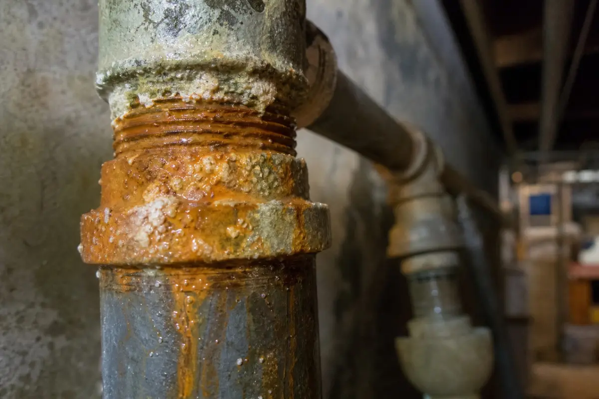 McCandless Plumbing & Excavation can repair old, damaged pipes with water issues in unfinished basements.