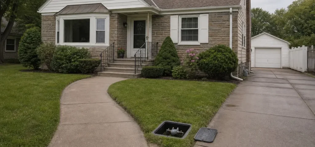 McCandless Plumbing & Excavation is ready to help with water meter or plumbing needs at a clean, well-kept home.
